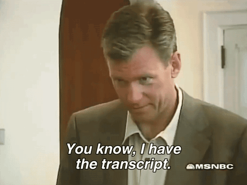 Man In Suit And White Shirt Saying You Know I Have Transcript GIF