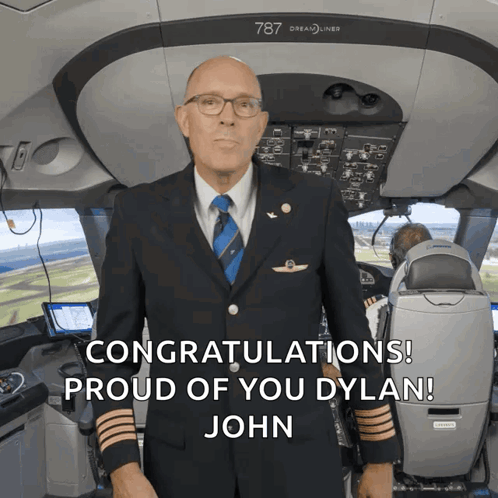 Man in Suit Congratulating Dylan