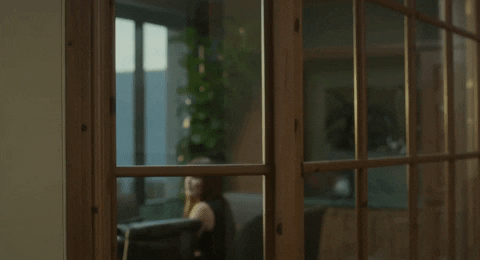 Man In Suit Creepin Blatantly GIF