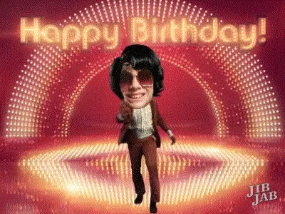 Man in Suit Dancing Happy Birthday