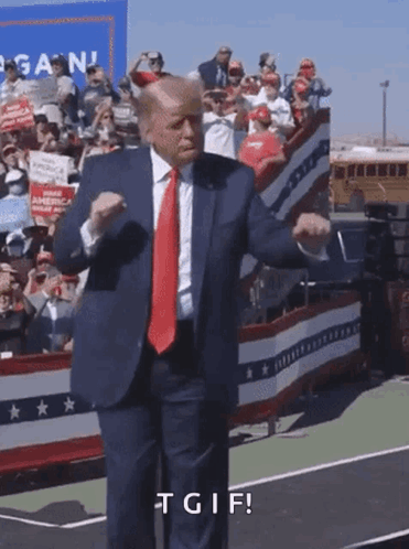 Man In Suit Dancing TGIF GIF