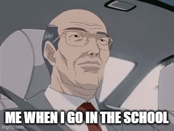 Man In Suit Driving Car Me When I Go To School GIF