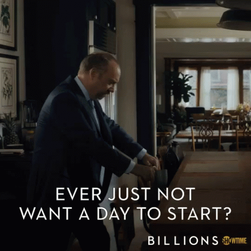 Man In Suit Ever Just Not Want Day Start GIF