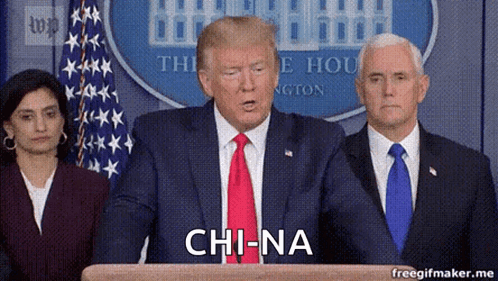 Man in Suit Giving Speech China