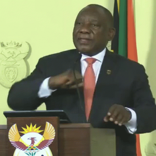 Man in Suit Giving Speech with Eagle
