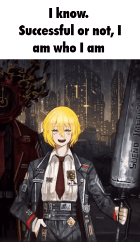 Man In Suit Holding Sword I Know Who I Am GIF