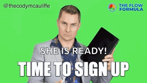 Man In Suit Holding Tablet And Pen GIF