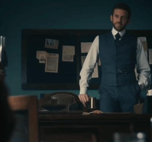 Man In Suit I Will Think On It GIF