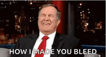 Man in Suit Laughing How I Made You Bleed