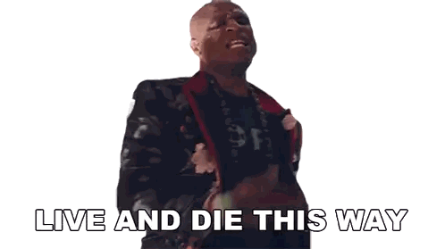 Man in Suit Live and Die This Way
