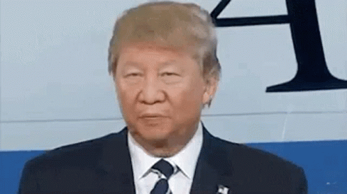 Man in Suit Making Funny Face