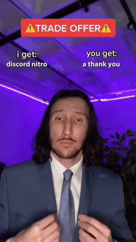 Man In Suit Making Funny Face About Trade Offer GIF