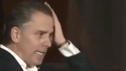 Man in Suit Making Funny Face and Waving