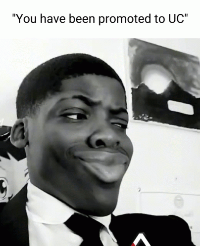 Man in Suit Making Funny Face Promoted to UC