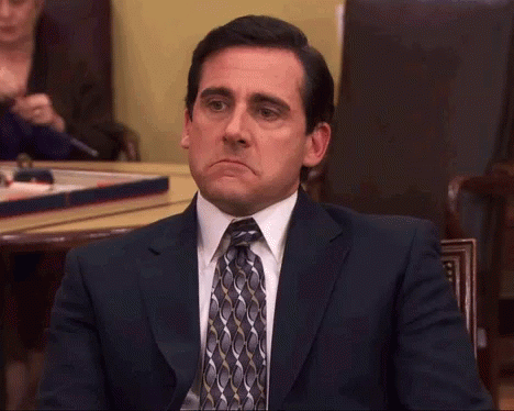 Man in Suit Making Funny Face