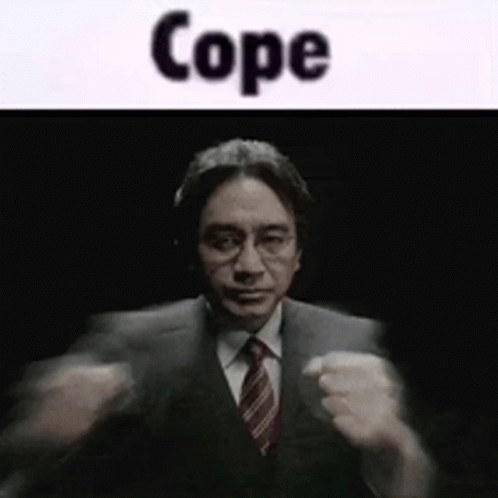 Man in Suit Making Funny Face with Hands in Air