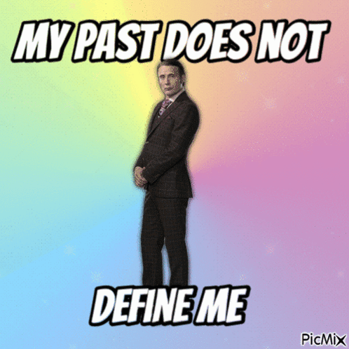 Man In Suit My Past Does Not Define Me GIF