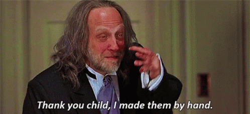 Man in Suit on Phone Saying Thank You Child