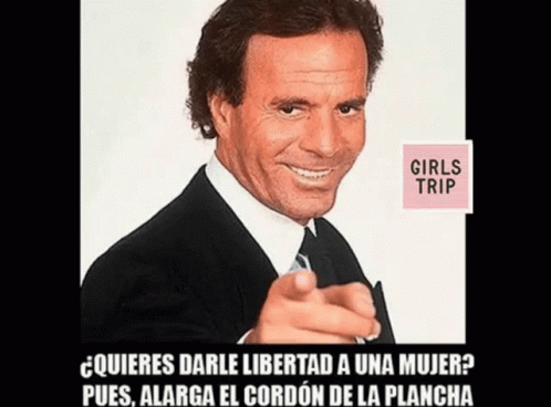 Man in Suit Pointing Quieres Darle Libertad a Una Mujer