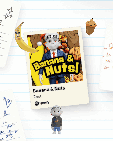 Man in Suit Saying Banana Nuts
