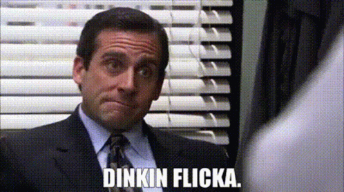 Man in Suit Saying Dinkin Flicka