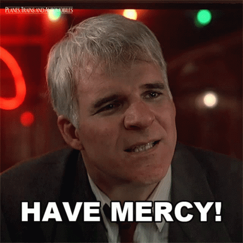 Man In Suit Saying Have Mercy GIF