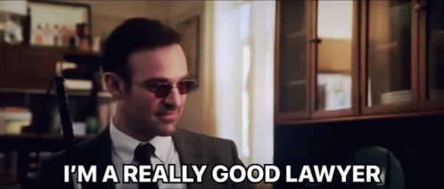Man In Suit Saying He's Really Good Lawyer GIF
