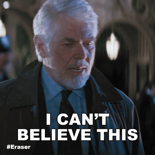 Man In Suit Saying I Can't Believe This GIF