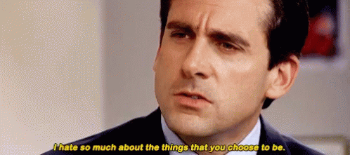Man In Suit Saying I Hate About You GIF