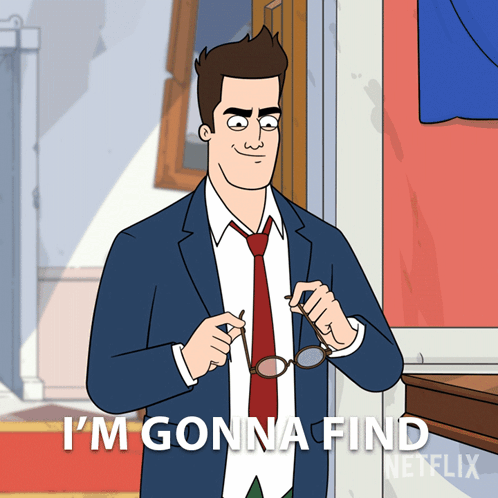 Man in Suit Saying I'm Gonna Find Netflix