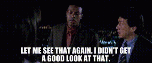 Man in Suit Saying Let Me See That Again