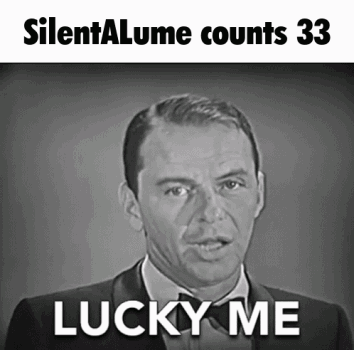 Man in Suit Saying Lucky Me