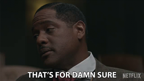 Man in Suit Saying Netflix