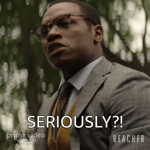 Man In Suit Saying Seriously GIF