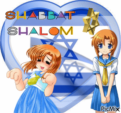 Man In Suit Saying Shalom Shalom With Woman Behind GIF