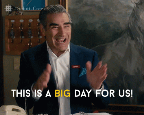 Man In Suit Saying This Is A Big Day For Us GIF