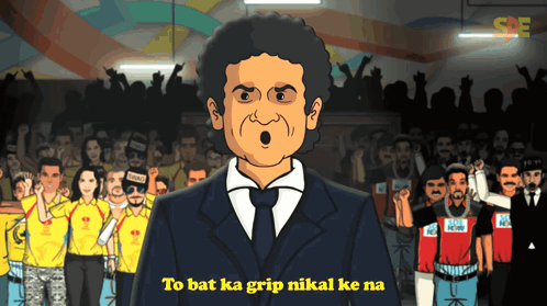 Man in Suit Saying To Bat Ka Grip Nikal Ke Na