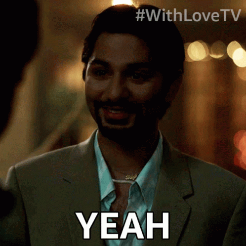 Man In Suit Saying Yeah GIF
