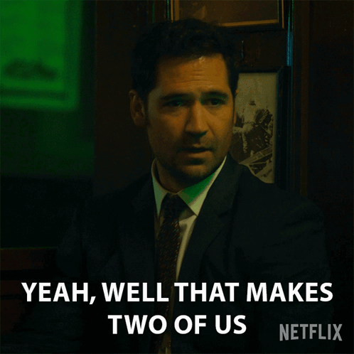 Man In Suit Saying Yeah Well That Makes Two GIF