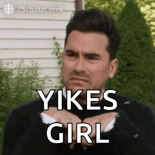 Man in Suit Saying Yikes Girl