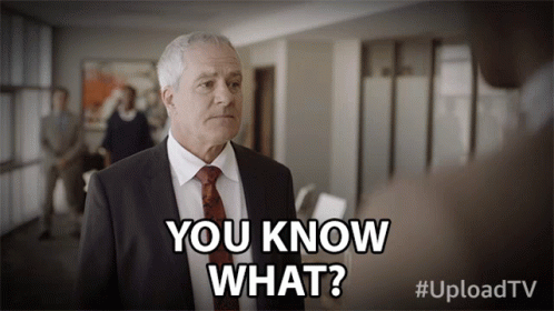 Man In Suit Saying You Know What GIF