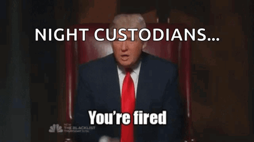 Man in Suit Saying You're Fired