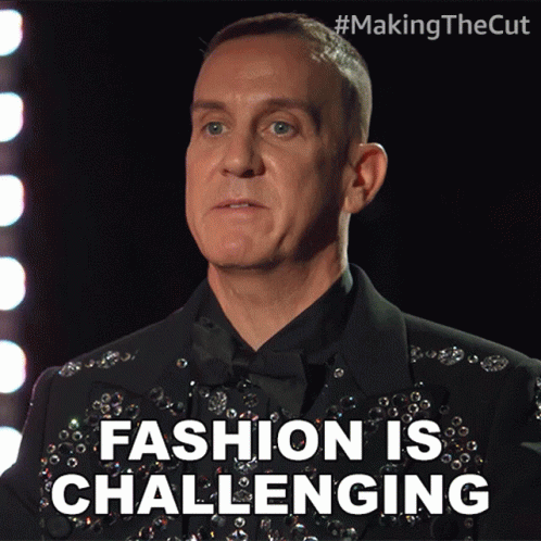 Man in Suit Says Fashion Is Challenging