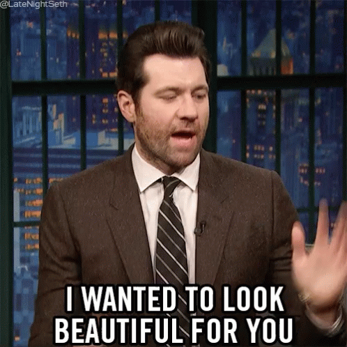 Man in Suit Says I Wanted to Look Beautiful for You