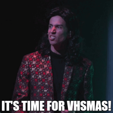 Man in Suit Says It's Time for VHSmas