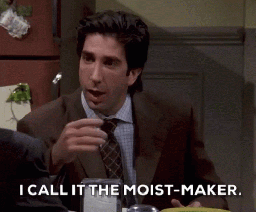 Man In Suit Says Moist Maker GIF