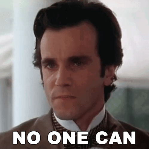 Man in Suit Says No One Can