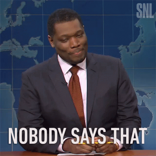 Man in Suit Says Nobody Says That In Front of Map