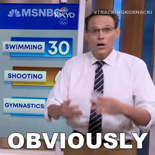 Man in Suit Says Obviously NBC Tokyo Sign