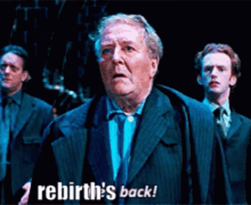Man in Suit Says Rebirth's Back to Three Men